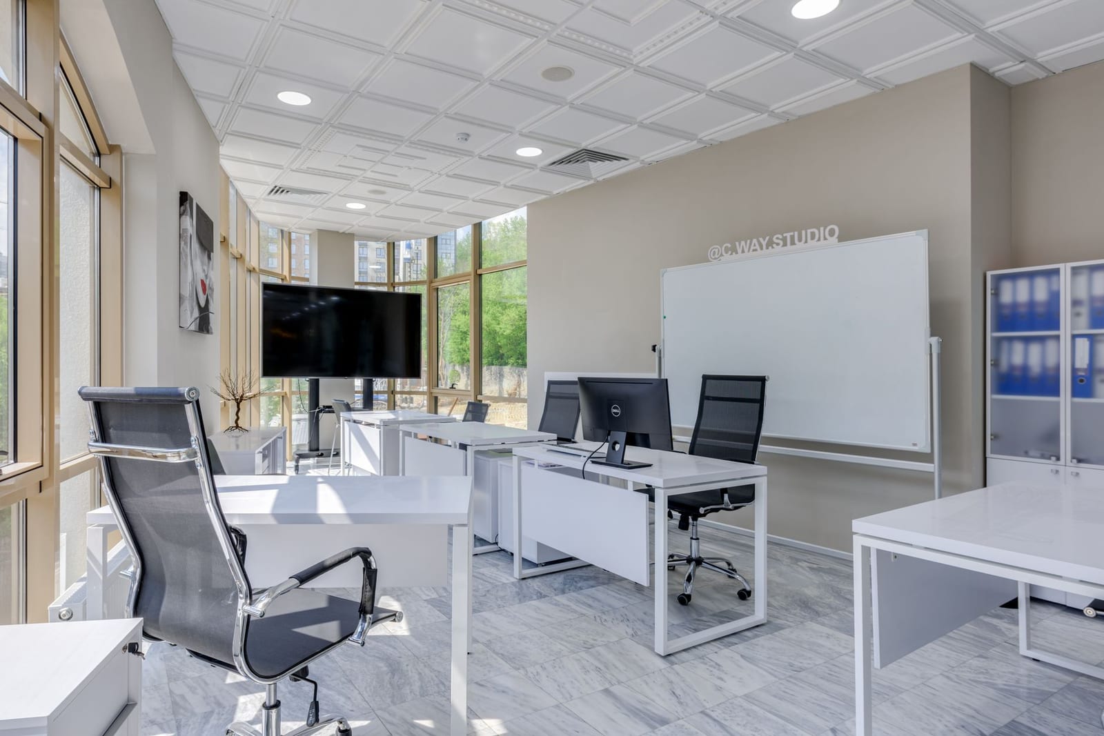 Grade-A Office Space — Victoria Island (3,200sqft) — office interior